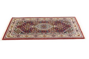 Red Floral Tribal 3'2X5'4 Indo-Bidjar Oriental Rug