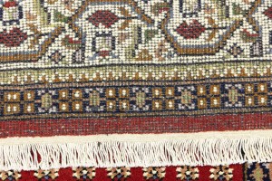 Red Floral 4X6 Indo Botemir Oriental Rug