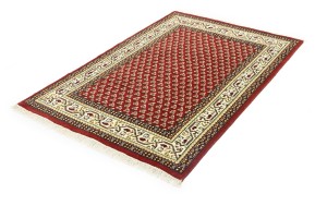 Red Floral 4X6 Indo Botemir Oriental Rug
