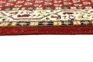 Red Floral 2'8X11'6 Indo Botemir Oriental Runner Rug