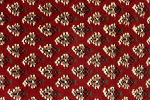Red Floral 2'8X11'6 Indo Botemir Oriental Runner Rug