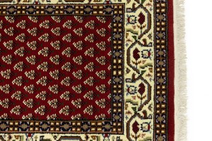 Red Floral 3X10 Indo Botemir Oriental Runner Rug