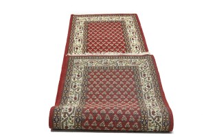 Red Floral 3X10 Indo Botemir Oriental Runner Rug
