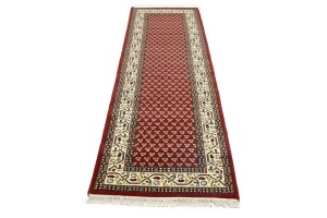 Red Floral 3X10 Indo Botemir Oriental Runner Rug