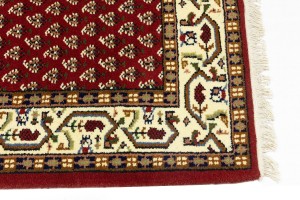 Red Floral 2'5X8'9 Indo Botemir Oriental Runner Rug