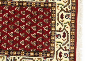 Red Floral 2'5X8'9 Indo Botemir Oriental Runner Rug