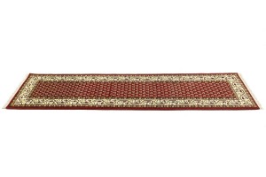 Red Floral 2'5X8'9 Indo Botemir Oriental Runner Rug