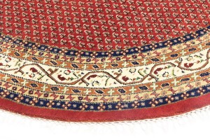 Red Floral 10X10 Indo Botemir Oriental Round Rug
