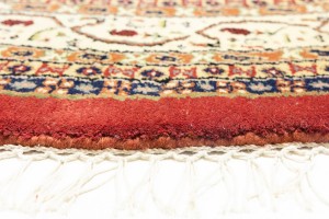 Red Floral 10X10 Indo Botemir Oriental Round Rug