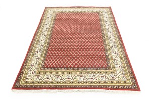 Red Floral 6X8 Indo Botemir Oriental Rug