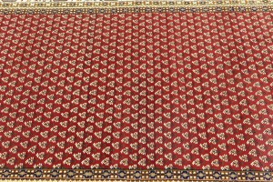 Red Floral 6X8 Indo Botemir Oriental Rug