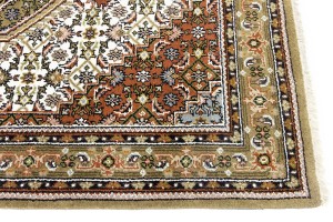 Cream Floral Tribal 6X8 Indo-Bidjar Oriental Rug