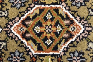 Cream Floral Tribal 6X8 Indo-Bidjar Oriental Rug