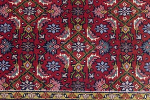 Red Floral Tribal 4X6 Indo-Bidjar Oriental Rug