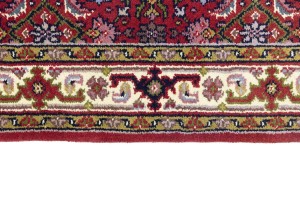 Red Floral Tribal 4X6 Indo-Bidjar Oriental Rug