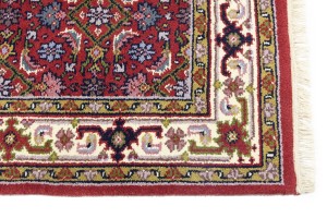 Red Floral Tribal 4X6 Indo-Bidjar Oriental Rug