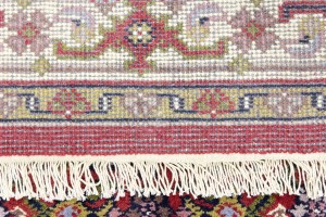 Red Floral Tribal 4X6 Indo-Bidjar Oriental Rug