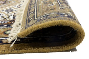 Cream Floral Tribal 4X6 Indo-Bidjar Oriental Rug