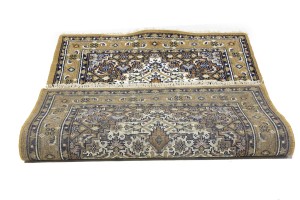 Cream Floral Tribal 4X6 Indo-Bidjar Oriental Rug