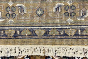 Cream Floral Tribal 4X6 Indo-Bidjar Oriental Rug