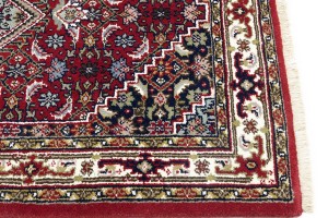 Red Floral Tribal 4X6 Indo-Bidjar Oriental Rug