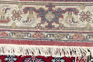 Red Floral Tribal 4X6 Indo-Bidjar Oriental Rug