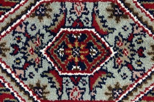 Red Floral Tribal 4X6 Indo-Bidjar Oriental Rug