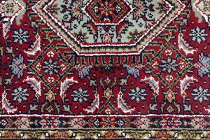 Red Floral Tribal 4X6 Indo-Bidjar Oriental Rug