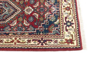Red Floral Tribal 3X10 Indo-Bidjar Oriental Runner Rug