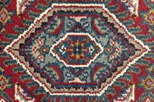 Red Floral Tribal 3X10 Indo-Bidjar Oriental Runner Rug
