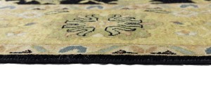 Black Floral Osh Chobi 9X12 Peshawar Oriental Rug