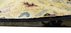 Black Floral Osh Chobi 9X12 Peshawar Oriental Rug