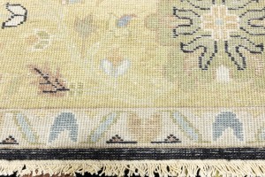 Black Floral Osh Chobi 9X12 Peshawar Oriental Rug