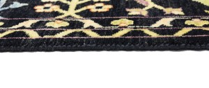 Black Floral 9X12 Osh Chobi Oriental Rug
