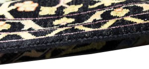 Black Floral 9X12 Osh Chobi Oriental Rug