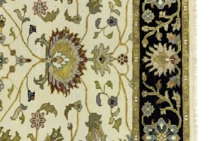 Cream Floral Osh Chobi 5X8 Peshawar Oriental Rug