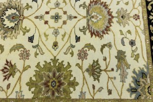 Cream Floral Osh Chobi 5X8 Peshawar Oriental Rug