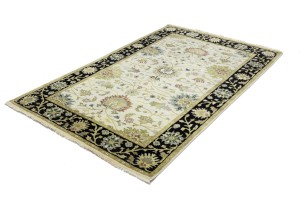 Cream Floral Osh Chobi 5X8 Peshawar Oriental Rug