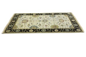 Cream Floral Osh Chobi 5X8 Peshawar Oriental Rug