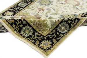 Cream Floral Osh Chobi 6X9 Peshawar Oriental Rug