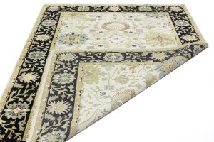 Cream Floral Osh Chobi 6X9 Peshawar Oriental Rug