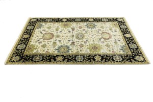 Cream Floral Osh Chobi 6X9 Peshawar Oriental Rug