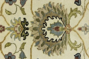 Cream Floral Osh Chobi 6X9 Peshawar Oriental Rug