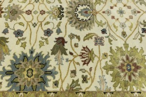 Cream Floral Osh Chobi 6X9 Peshawar Oriental Rug