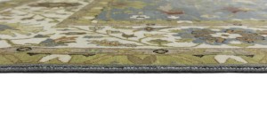 Blue-gray Floral Osh Chobi 12X15 Peshawar Oriental Rug
