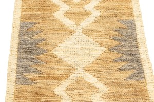 Braided Style Jute Sumak 2X6 Modern Rug