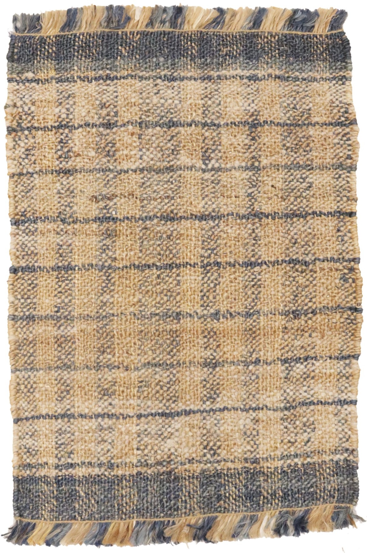 Flat-Weave Wool Jute 2X3 Sumak Modern Rug