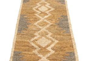 Braided Style Jute Sumak 3X10 Modern Runner Rug