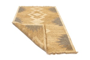Cream Braided Style Jute Sumak 5X7 Modern Rug