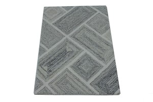 Multicolored Geometric 2X3 Hand-Tufted Modern Rug